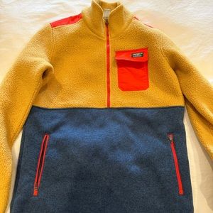 NWOT LL Bean Sweater Fleece Sherpa Hybrid Pullover XS